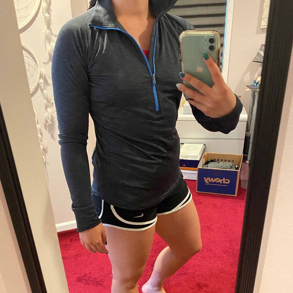 Under Armour Gray 3/4 Zip Up!!!